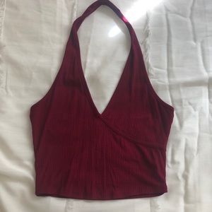 Tilly’s Red Halter Top Crop top